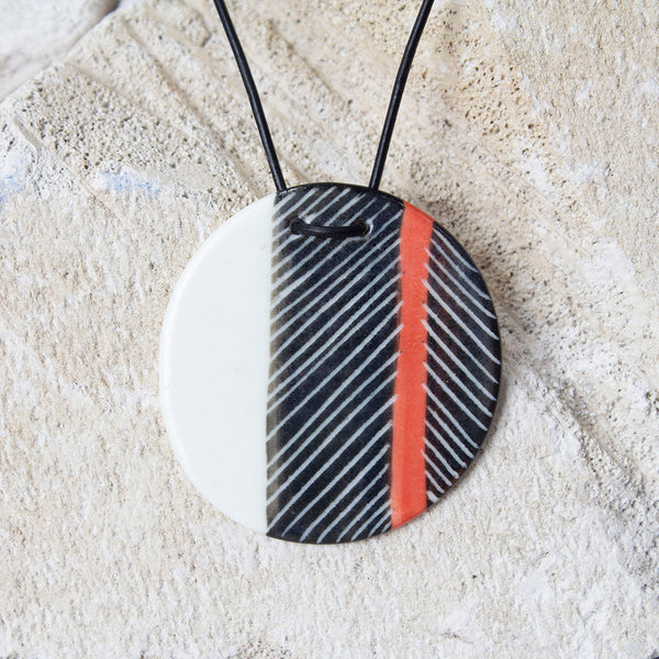 Pendant - Red Feather