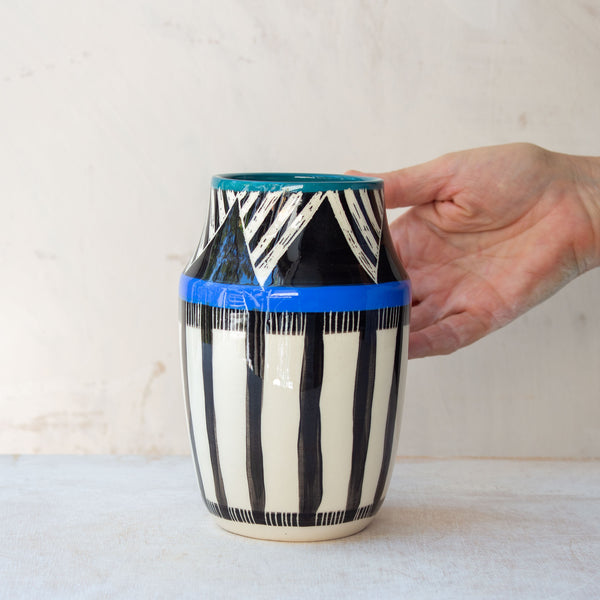 Tri Burst - Classic Vase