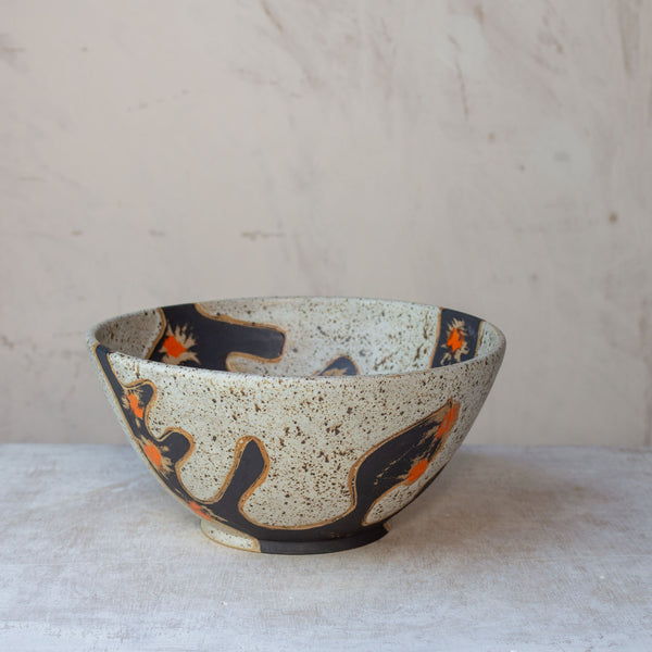 Flaming Fronds - Bowl