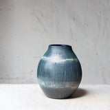 Painterly Blue Steel - Classic Vase