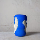 Slip Brushstrokes - Contoured Vase