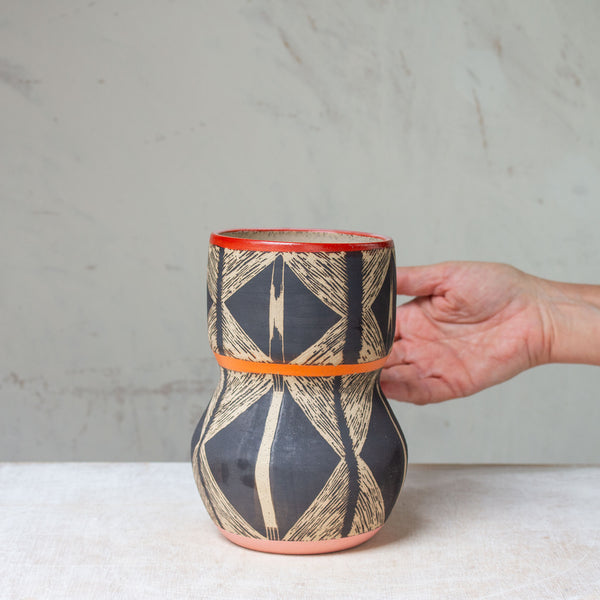 Diamond - Contoured Vase