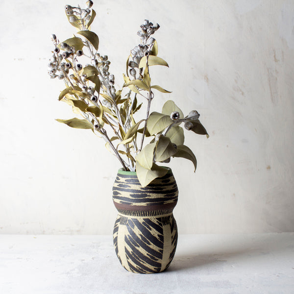 Sienna Tracks - Contoured Vase