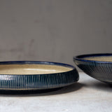 Painterly Blue Steel - Deep Plate