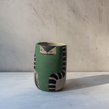 Moss Pathways - Cylindrical Vase