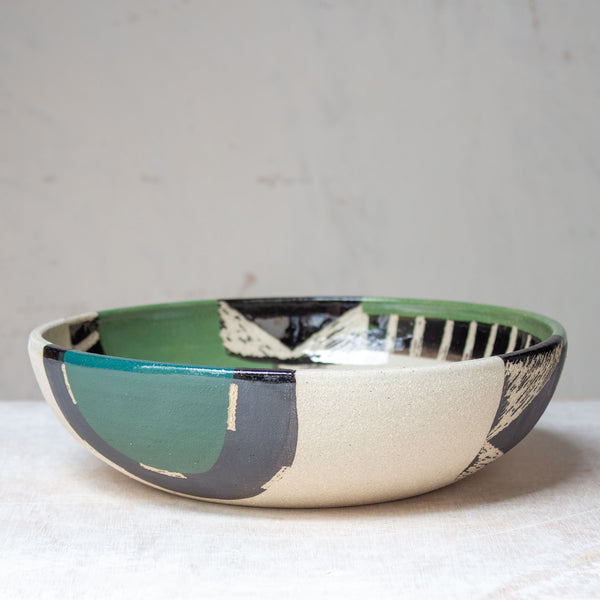 Moss Pathways - Rounded Platter