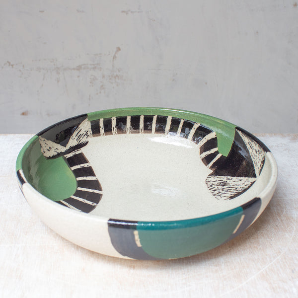 Moss Pathways - Rounded Platter