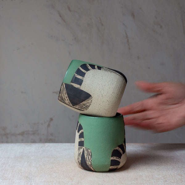Moss Pathways - Dimple Tumbler