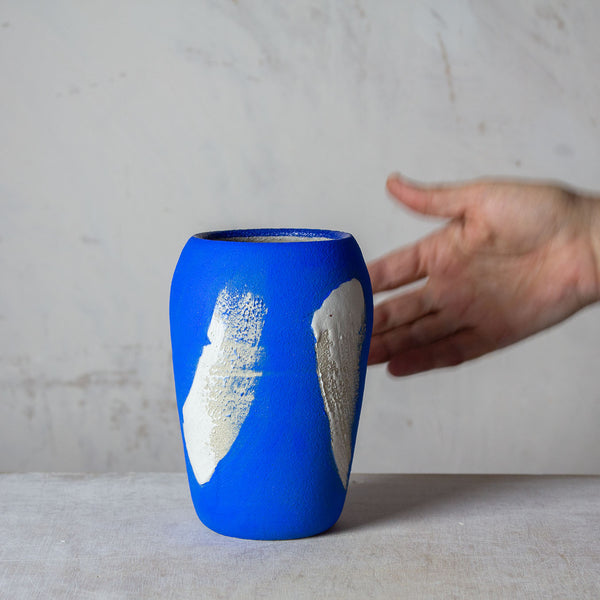 Slip Brushstrokes - Classic Vase