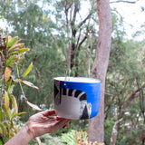 Electric Pathways - Large Hanging Planter