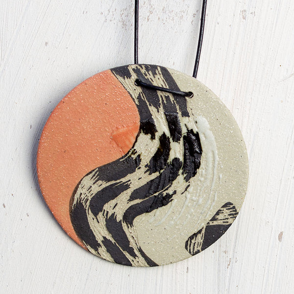 Large Pendant - Tracks Nasturtium