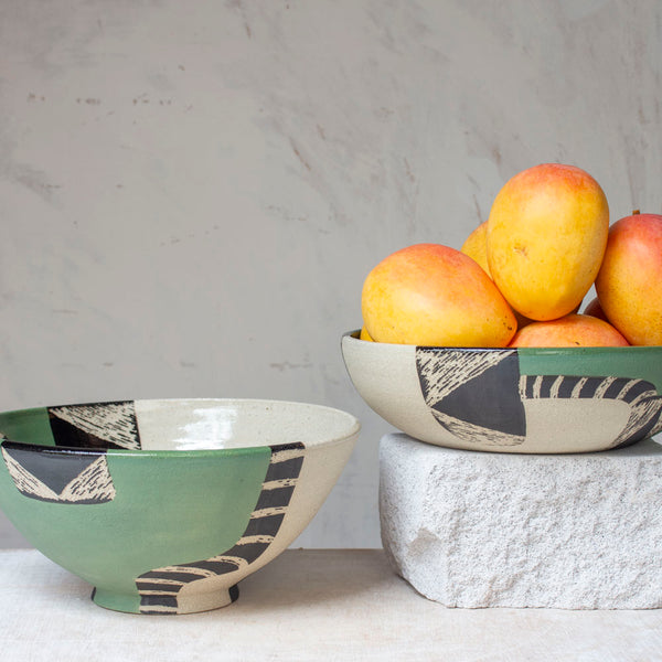 Moss Pathways - Rounded Platter