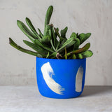 Slip Brushstrokes - Large Planter