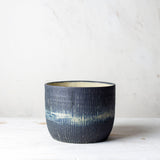 Painterly Blue Steel  - Lg Planter *Made to order*
