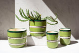 Moss Stitched Up - Lg Planter