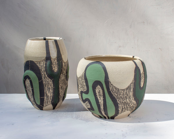 Inner Maps - Pedestal Bowl