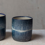 Painterly Blue Steel - Med Planter