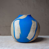 Slip Brushstrokes - Orb Vase
