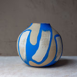 Slip Brushstrokes - Orb Vase
