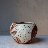 Flaming Fronds - Orb Vase