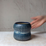 Painterly Blue Steel - Peanut Planter