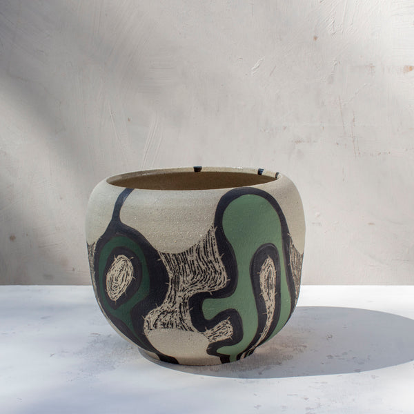 Inner Maps - Pedestal Bowl