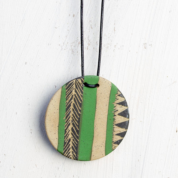 Pendant - Feather Moss