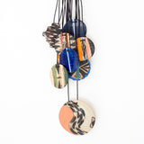 Pendant - Mask Electric blue