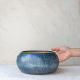 Painterly Blue Steel - Pod Planter