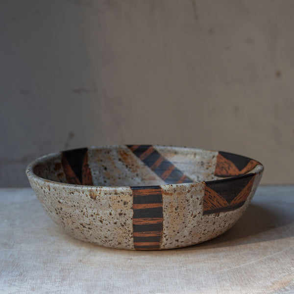 Burnt Pathways - Shallow Bowl