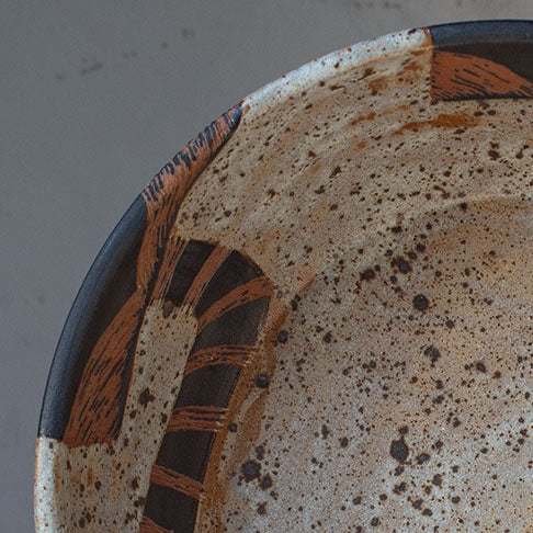 Burnt Pathways - Shallow Bowl