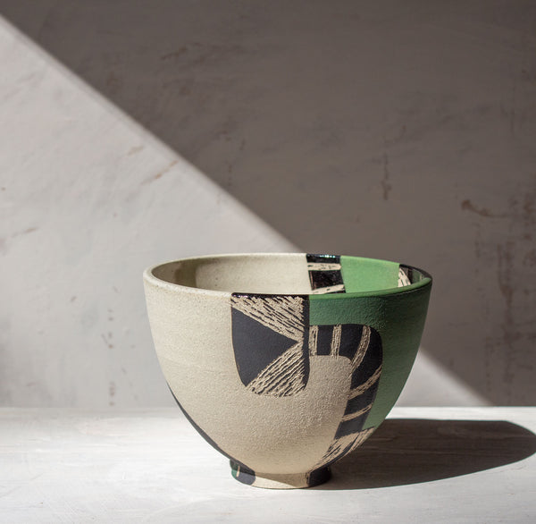 Moss Pathways - Rounded Bowl