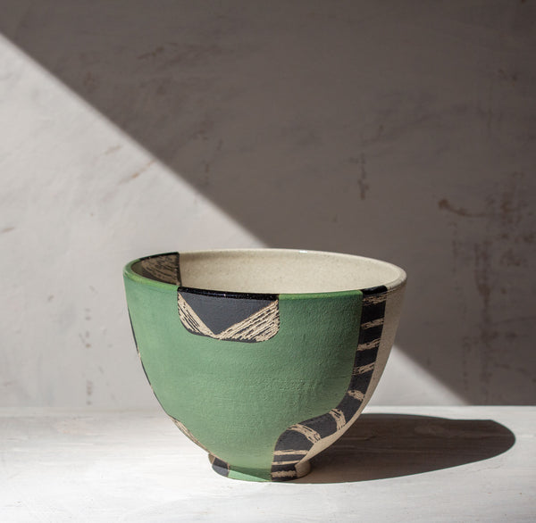 Moss Pathways - Rounded Bowl