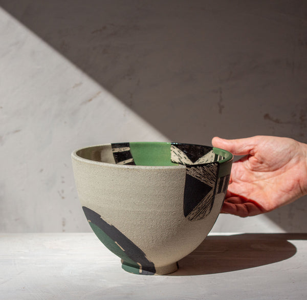 Moss Pathways - Rounded Bowl