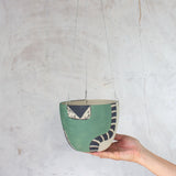 Moss Pathways - Lg Rounded Hanging Planter