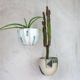 Lichen - Med Rounded Hanging Planter