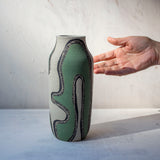 Moss Tracks - Slender Vase