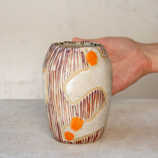 Flaming Fronds -Little Vase