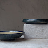 Painterly Blue Steel - Deep Plate