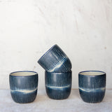 Painterly Blue Steel - Rounded Tumbler