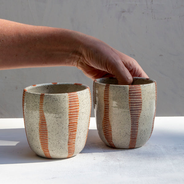 Finger Line  - Terracotta Tumbler