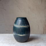 Painterly Blue Steel - Urn Vase
