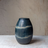 Painterly Blue Steel - Urn Vase