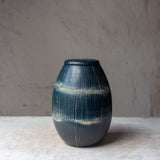 Painterly Blue Steel - Urn Vase