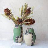 Moss Pathways - Contoured Vase