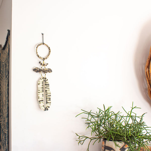 Tidal Talisman #1 - Ceramic wall piece