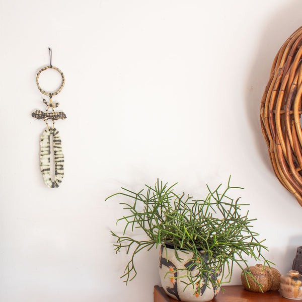 Tidal Talisman #1 - Ceramic wall piece