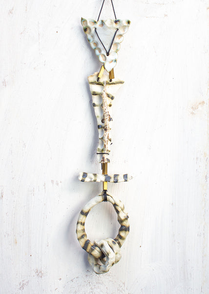 Tidal Talisman #2 - Ceramic wall piece