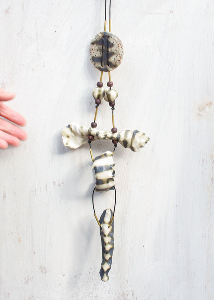 Tidal Talisman #3 - Ceramic wall piece