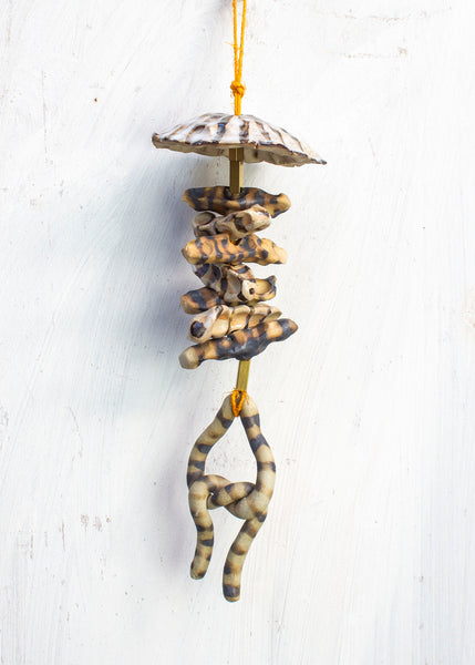 Tidal Talisman #5 - Ceramic wall piece